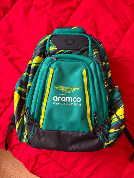 Aston Martin Aramco Green Formula One Team Backpack